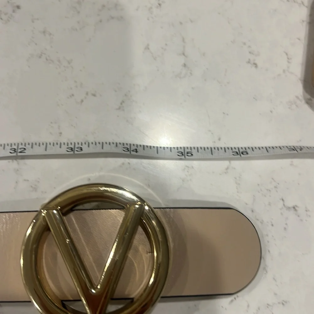 VALENTINO BY MARIO VALENTINO
Giusy Bombe Logo Buckle Leather Belt - Picture 4 of 6